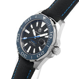 Tag Heuer Aquaracer Calibre 5 Automatic Black Dial Black Nylon Strap Watch for Men - WAY211B.FC6363 Buy Now By Tag Heuer