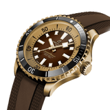 Breitling Superocean Automatic 44 Brown Dial Brown Rubber Strap Watch for Men - N17376201Q1S1 Buy Now By Breitling