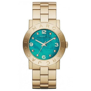 Marc Jacobs Amy Green Dial Gold Steel Strap Watch for Women - MBM8624 Buy Now By Marc Jacobs