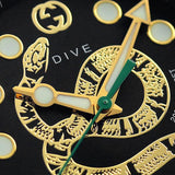 Gucci Dive Quartz Black Dial Black Rubber Strap Watch For Men - YA136219 Buy Now By Gucci