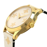Gucci G Timeless White Dial White Leather Strap Watch For Women - YA1264096 Buy Now By Gucci