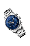Calvin Klein City Chronograph Blue Dial Silver Steel Strap Watch for Men - K2G2714N Buy Now By Calvin Klein