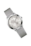 Calvin Klein Minimal White Dial Silver Mesh Bracelet Watch for Men - K3M22126 Buy Now By Calvin Klein