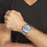 Hugo Boss Skymaster Blue Dial Silver Steel Strap Watch for Men - 1513784 Buy Now By Hugo Boss