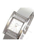 Guess Nouveau Diamonds Silver Dial Silver Mesh Bracelet Watch for Women - W0127L1 Buy Now By Guess