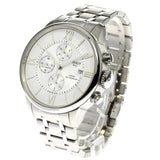 Tissot Chemin des Tourelles Automatic Chronograph White Dial Silver Steel Strap Watch for Men - T099.427.11.038.00 Buy Now By Tissot