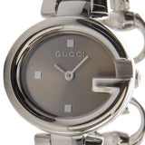Gucci Guccissima Quartz Diamonds Brown Dial Silver Steel Strap Watch For Women - YA134503 Buy Now By Gucci