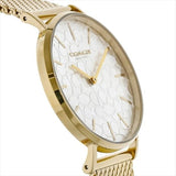 Coach Perry Silver Dial Gold Mesh Bracelet Watch for Women - 14503385 Buy Now By Coach