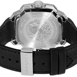 Versace Dylos Analog Black Dial Black Leather Strap Watch for Men - VQC010015 Buy Now By Versace