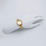 Coach Delancey Diamonds Silver Dial Gold Steel Strap Watch for Women - 14502354 Buy Now By Coach