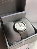 Calvin Klein Minimal White Dial Silver Mesh Bracelet Watch for Women - K3M5215X Buy Now By Calvin Klein