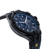 Maurice Lacroix Aikon Chronograph Limited Edition Black Dial Black Leather Strap Watch for Men - AI1018-PVB01-337-1 Buy Now By Maurice Lacroix