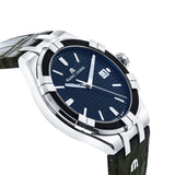 Maurice Lacroix Aikon Quartz Black Dial Green Crocodile Leather Strap Watch for Men - AI1008-PVB21-330-1 Buy Now By Maurice Lacroix