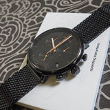 Calvin Klein High Noon Black Dial Black Mesh Bracelet Watch for Women - K8M27421 Buy Now By Calvin Klein