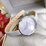Calvin Klein Rebel Grey Dial Grey Leather Strap Watch for Women - K8P231Q4 Buy Now By Calvin Klein
