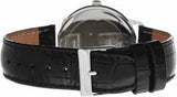 Guess Wafer Analog Black Dial Black Leather Strap Watch For Men - W70016G1 Buy Now By Guess