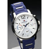 Tommy Hilfiger Claudia White Dial Blue Steel Strap Watch for Women - 1781746 Buy Now By Tommy Hilfiger