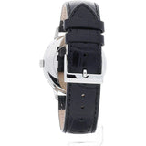 Guess Wafer Analog Black Dial Black Leather Strap Watch For Men - W70016G1 Buy Now By Guess