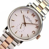 Marc Jacobs Baker White Dial Two Tone Steel Strap Watch for Women - MBM3312 Buy Now By Marc Jacobs