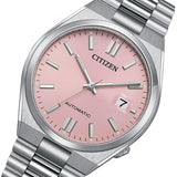Citizen x Pantone Automatic Dreamy Pink Dial Silver Steel Strap Watch For Men - NJ0158-89X Buy Now By Citizen
