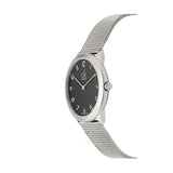 Calvin Klein Minimal Black Dial Silver Mesh Bracelet Watch for Women - K3M52151 Buy Now By Calvin Klein