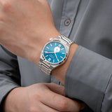 Citizen Tsuyosa Automatic Blue Dial Silver Steel Strap Watch For Men - NK5010-51L Buy Now By Citizen