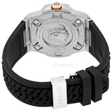 Versace Chain Reaction Quartz White Dial Black Rubber Strap Watch for Men - VEDY00219 Buy Now By Versace