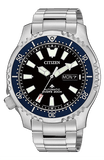 Citizen Promaster Fugu Limited Edition Diver's 200m Automatic Black Dial Silver Steel Strap Watch For Men - NY0098-84E Buy Now By Citizen