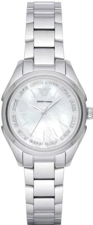 Emporio Armani Valeria Quartz Mother of Pearl Dial Silver Steel Strap Watch For Women - AR11030 Buy Now By Emporio Armani