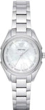 Emporio Armani Valeria Quartz Mother of Pearl Dial Silver Steel Strap Watch For Women - AR11030 Buy Now By Emporio Armani