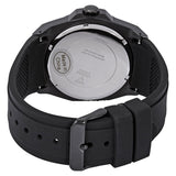 Guess Legacy Black Dial Black Rubber Strap Watch For Men - W1048G2 Buy Now By Guess