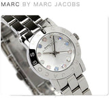 Marc Jacobs Amy White Dial Silver Steel Strap Watch for Women - MBM3217 Buy Now By Marc Jacobs