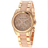 Michael Kors Blair Chronograph Rose Gold Dial Two Tone Steel Strap Watch for Women - MK5943 Buy Now By Michael Kors