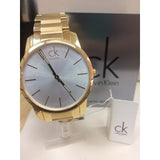 Calvin Klein City Silver Dial Gold Steel Strap Watch for Men - K2G21546 Buy Now By Calvin Klein
