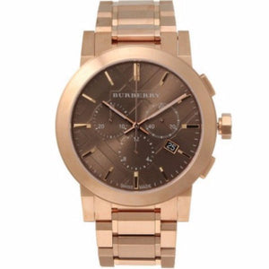 Burberry The City Grey Dial Rose Gold Steel Strap Watch for Men - BU9353 Buy Now By Burberry