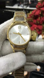 Calvin Klein Stately White Dial Gold Steel Strap Watch for Women - K3G2352W Buy Now By Calvin Klein