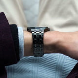 Guess Asset Quartz Red Dial Black Steel Strap Watch For Men - GW0575G5 Buy Now By Guess