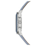 Swarovski Octea Lux Chrono Blue Dial Blue Leather Strap Watch for Women - 5580600 Buy Now By Swarovski