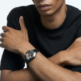 Swarovski Octea Lux Sport Black Dial Black Steel Strap Unisex Watch - 5610472 Buy Now By Swarovski