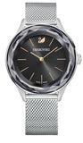 Swarovski Octea Nova Black Dial Silver Mesh Bracelet Watch for Women - 5430420 Buy Now By Swarovski