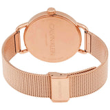 Calvin Klein Even White Dial Rose Gold Mesh Bracelet Watch for Women - K7B21626 Buy Now By Calvin Klein
