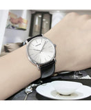 Calvin Klein Posh Silver Dial Black Leather Strap Watch for Men - K8Q311C6 Buy Now By Calvin Klein