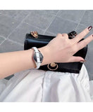 Calvin Klein Rebel White Black Dial White Leather Strap Watch for Women - K8P231L1 Buy Now By Calvin Klein