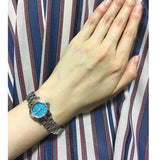 Marc Jacobs Amy Blue Dial Silver Steel Strap Watch for Women - MBM3274 Buy Now By Marc Jacobs