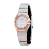 Omega Constellation Manhattan Quartz Diamonds Mother of Pearl Dial Two Tone Steel Strap Watch for Women - 131.20.25.60.55.001 Buy Now By Omega