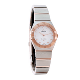 Omega Constellation Manhattan Quartz Diamonds Mother of Pearl Dial Two Tone Steel Strap Watch for Women - 131.20.25.60.55.001 Buy Now By Omega