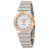 Omega Constellation Diamonds Mother of Pearl Dial Two Tone Steel Strap Watch for Women - 123.25.27.60.55.006 Buy Now By Omega