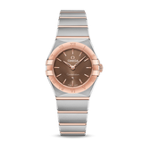 Omega Constellation Quartz Brown Dial Silver Steel Strap Watch for Women - 131.20.25.60.13.001 Buy Now By Omega
