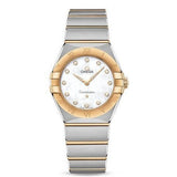 Omega Constellation Manhattan Mother of Pearl Dial Two Tone Steel Strap Watch for Women - 131.20.28.60.55.002 Buy Now By Omega
