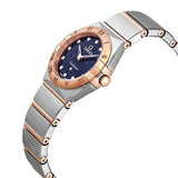 Omega Constellation Quartz Diamonds Blue Dial Two Tone Steel Strap Watch for Women - 131.20.25.60.53.002 Buy Now By Omega